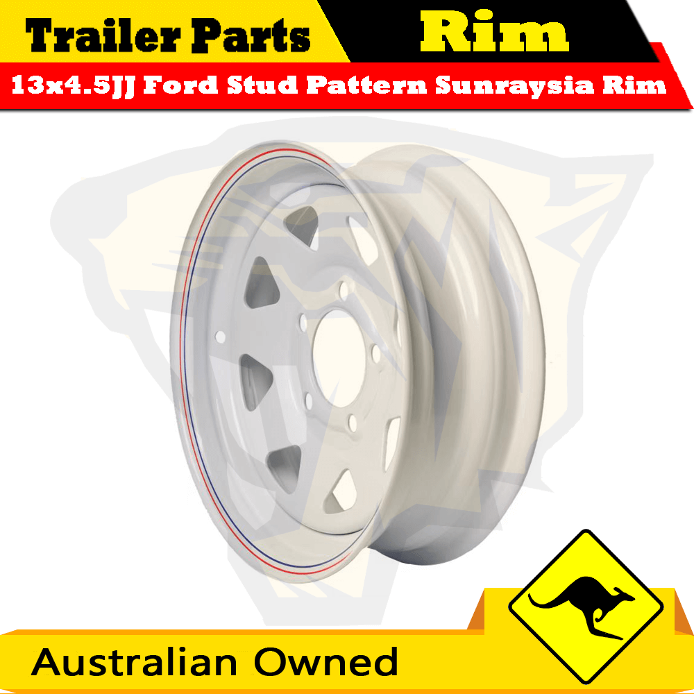 Superior 13x4.5JJ Ford Stud Pattern Sunraysia Rim - Superior Trailer Parts