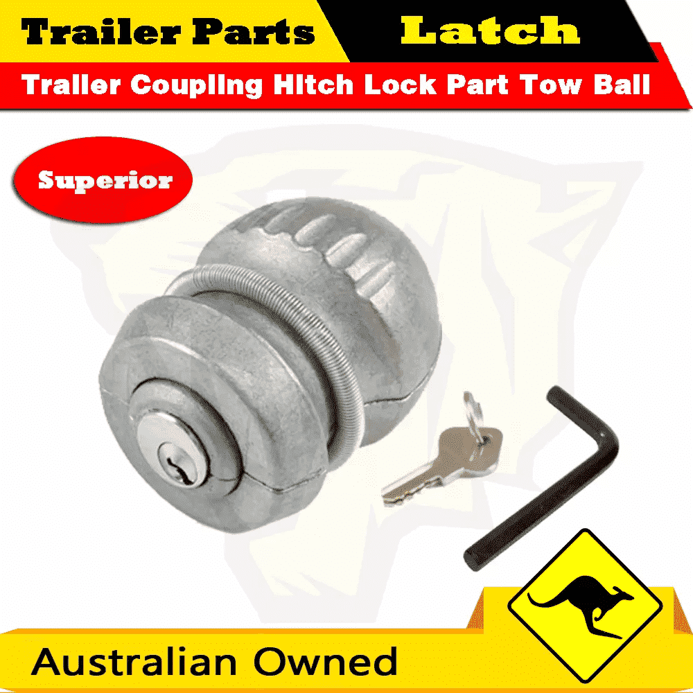 Lock Coupling Ball Lock Hitch Trailer Parts Zinc Alloy Tow Universal