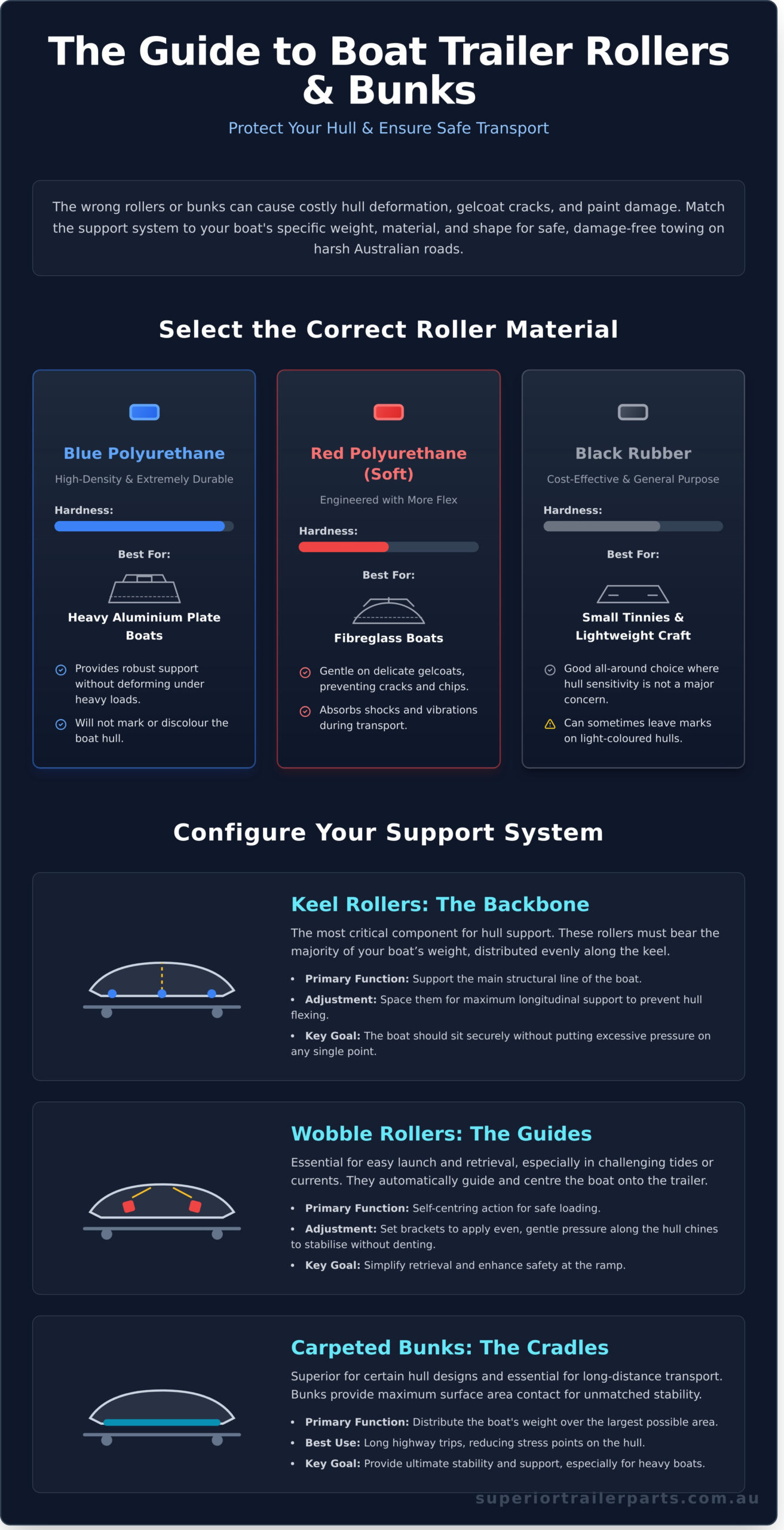Essential Boat Trailer Parts: The Complete Australian Marine Maintenance Guide (2026) - Infographic