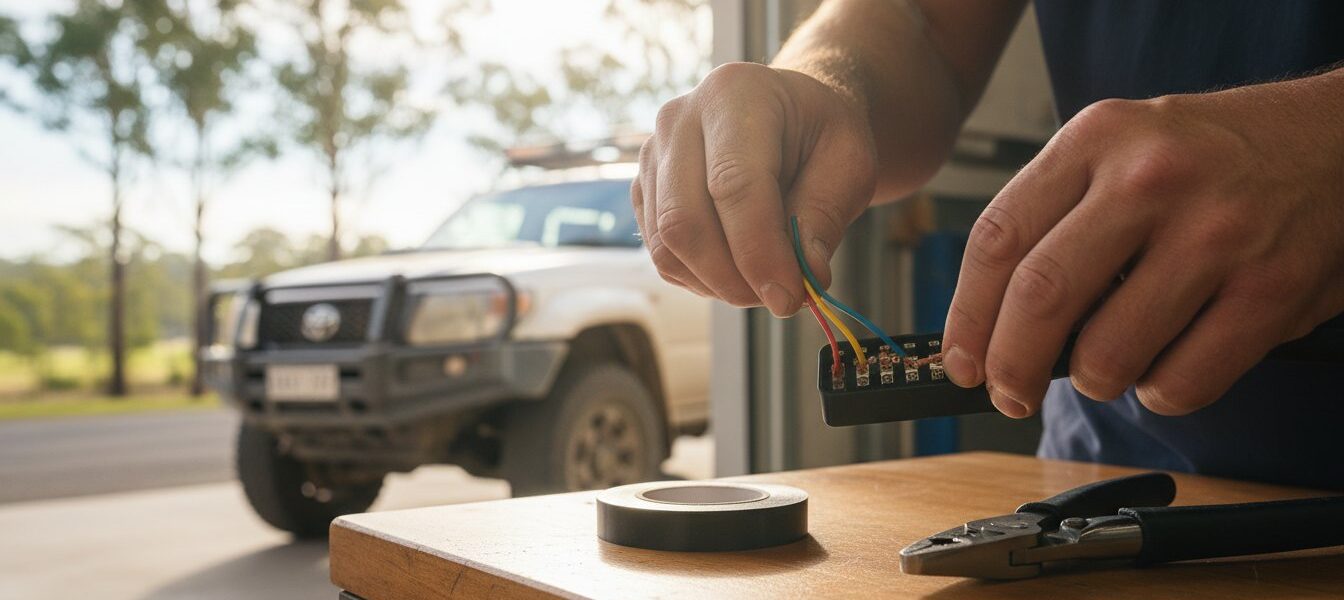 12 Pin Flat Plug Wiring Diagram and Australian Towing Standards