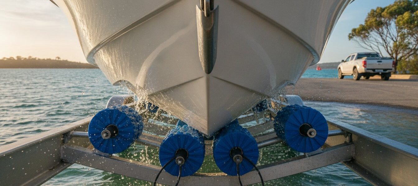 Self Centering Boat Trailer Rollers: Improving Launch and Retrieval Efficiency