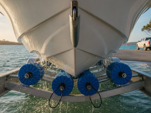Self Centering Boat Trailer Rollers: Improving Launch and Retrieval Efficiency